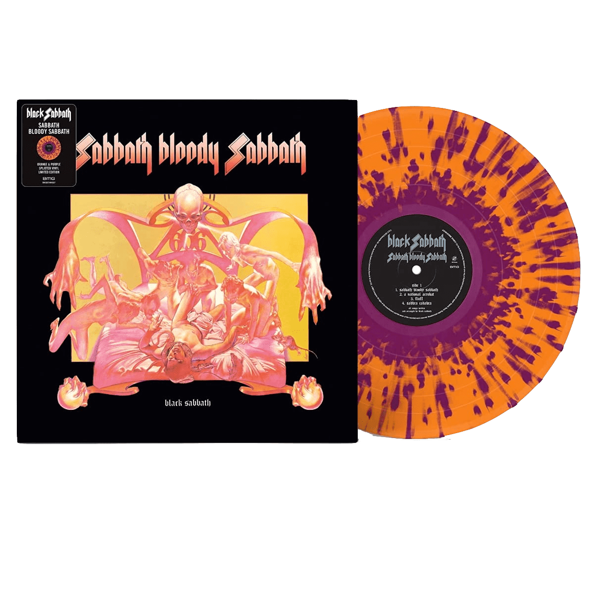 Black Sabbath - Sabbath Bloody Sabbath (Limited Edition, Orange & Purple Splatter Vinyl) (LP) - Joco Records