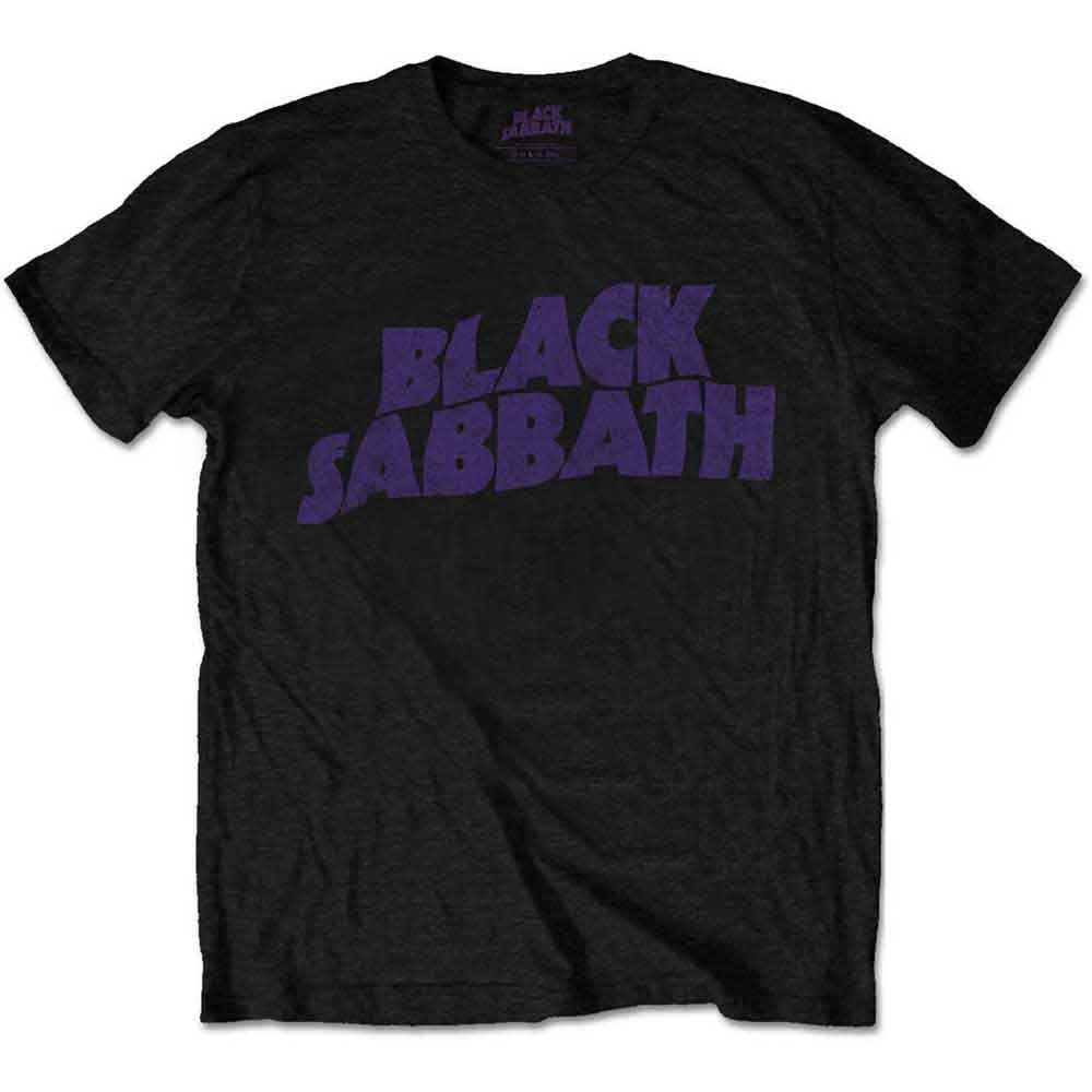 Black Sabbath - Wavy Logo Vintage (T-Shirt) - Joco Records