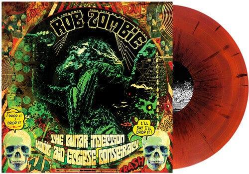 Rob Zombie - Lunar Injection Kool Aid Eclipse Conspiracy (Ox Blood & Orange Swirl w/ Black Splatterl)  (Vinyl) - Joco Records