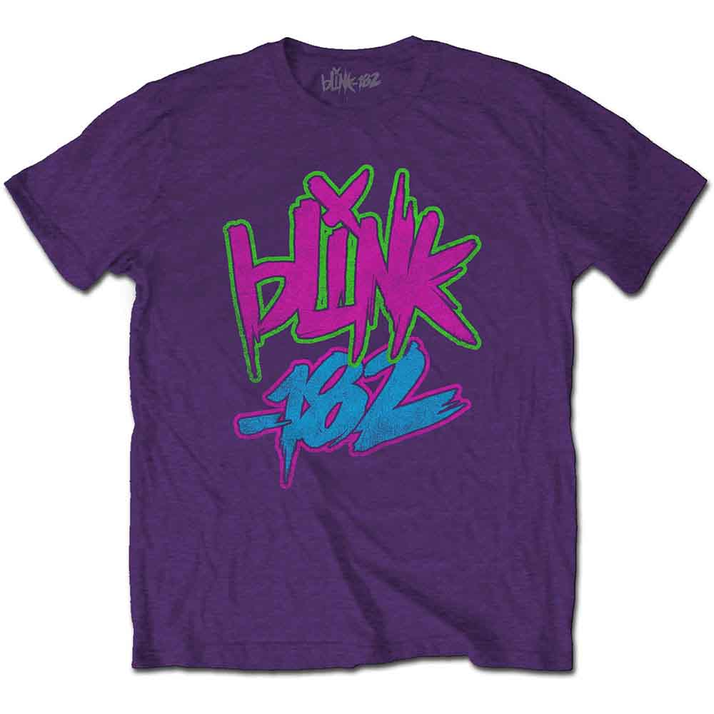 Blink-182 - Neon Logo Tee (T-Shirt) - Joco Records