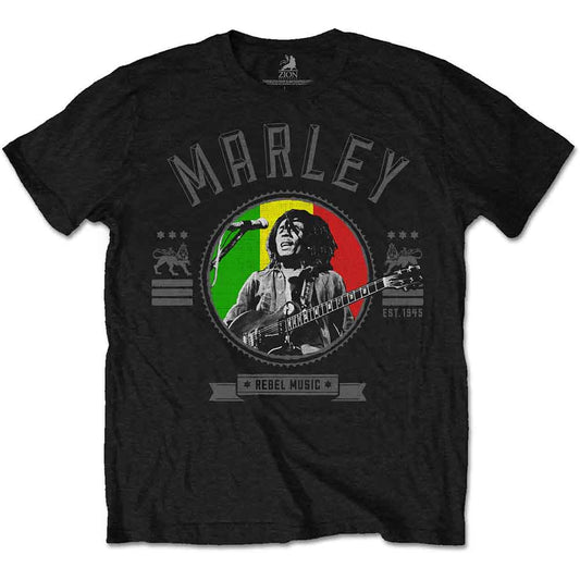 Bob Marley - Rebel Music Seal (T-Shirt) - Joco Records