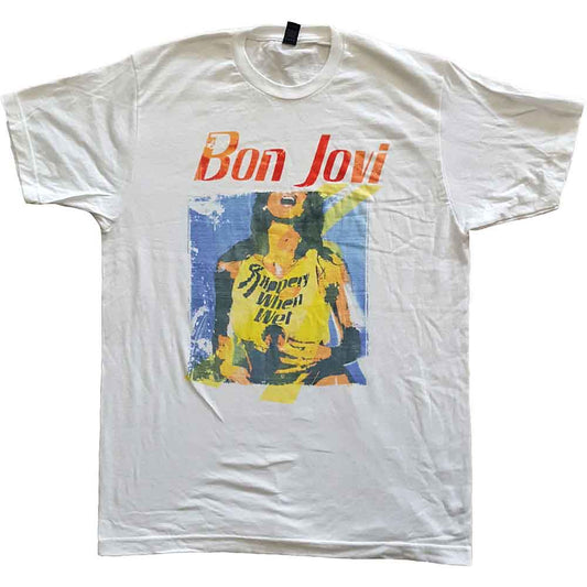 Bon Jovi - Slippery When Wet Original Cover (T-Shirt) - Joco Records