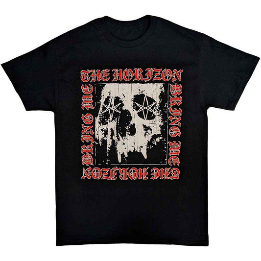 Bring Me The Horizon - Metal Logo Skull (T-Shirt) - Joco Records