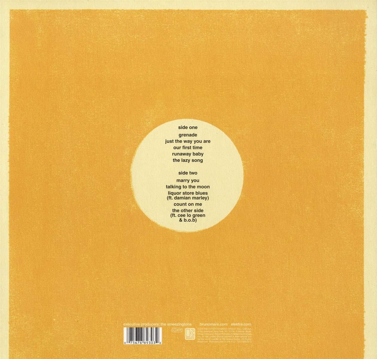 Bruno Mars - Doo-Wops & Hooligans (10th Anniversary Limited Edition, Yellow Color Vinyl) (LP) - Joco Records