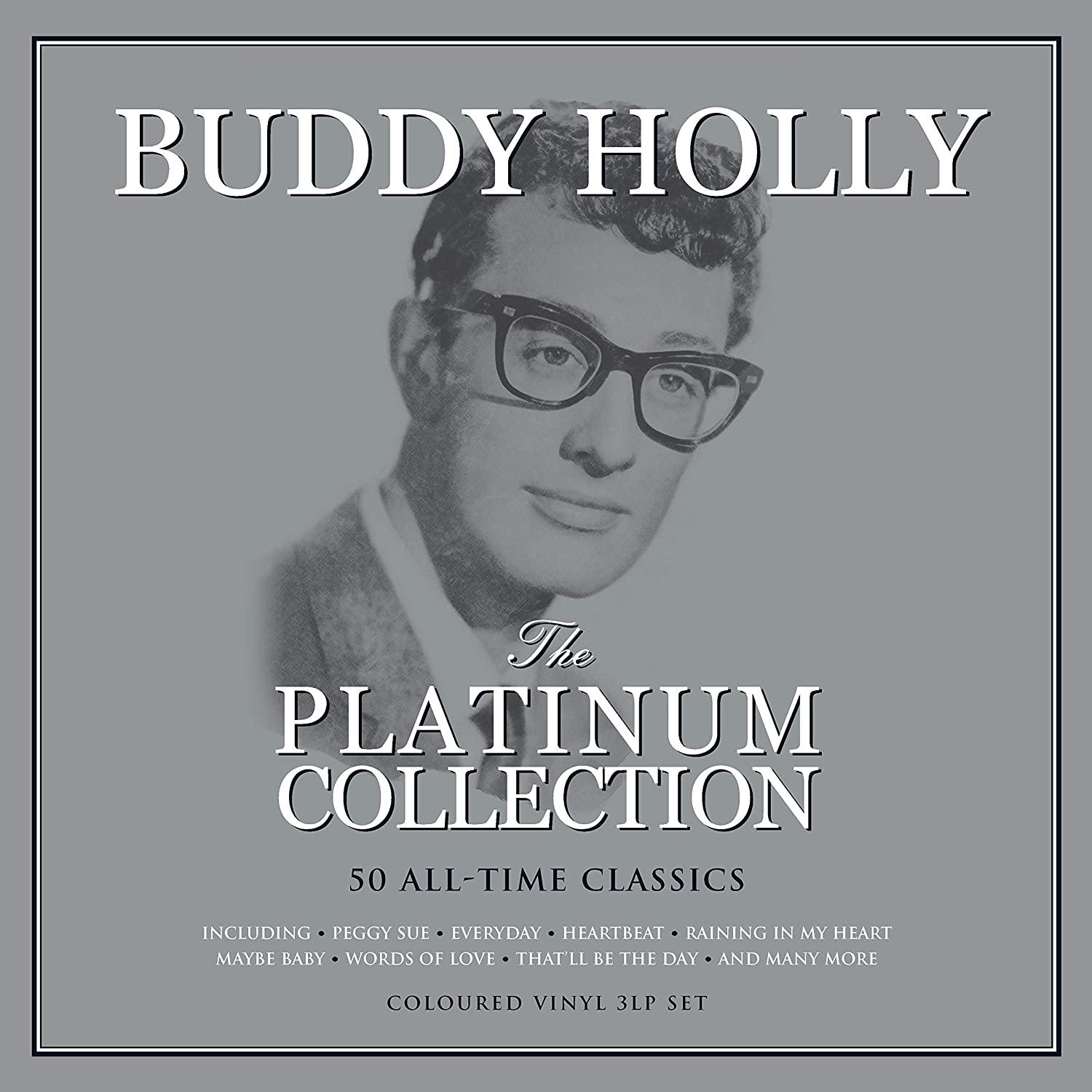 Buddy Holly - The Platinum Collection (Limited Edition, White Color Vinyl) (3 LP) - Joco Records