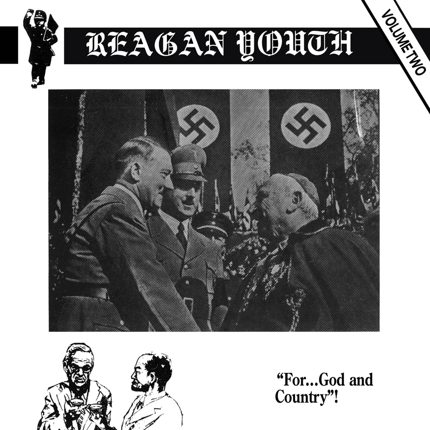 Reagan Youth - Volume Two (Limited Edition, Black & White Splatter Vinyl) (LP)