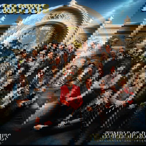 Cactus - Temple Of Blues - Influences & Friends (Limited Edition, Color Vinyl, Red) (2 LP) - Joco Records