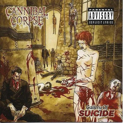 Cannibal Corpse - Gallery Of Suicide (Red & White Splatter Vinyl) (LP) - Joco Records