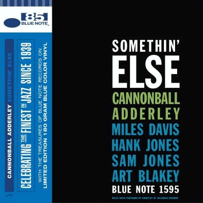 Cannonball Adderley - Somethin' Else (Indie Exclusive, Limited Edition, Color Vinyl, Blue) - Joco Records