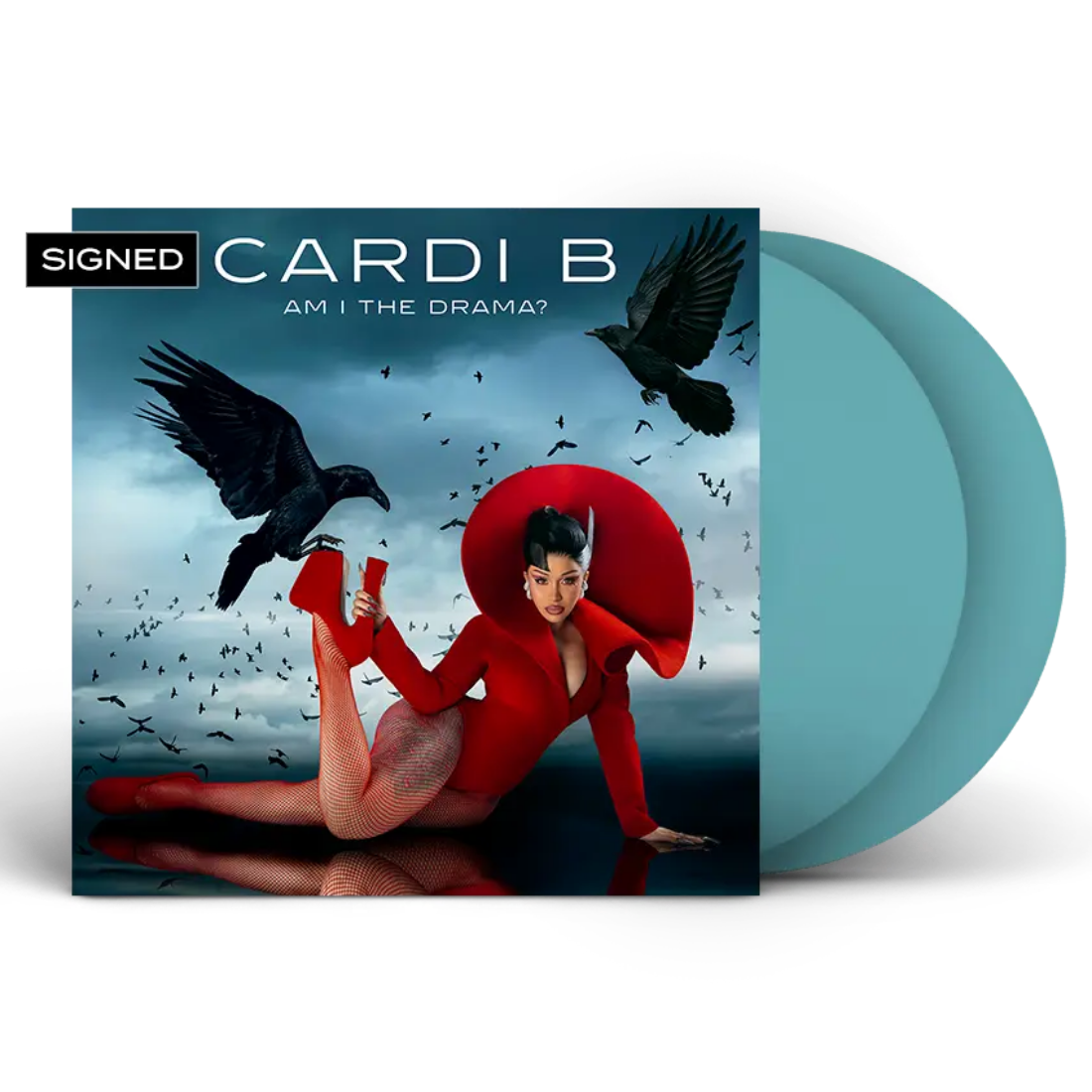 Cardi B - Am I The Drama? (Limited Edition, Baby Blue Vinyl, Signed) (2 LP)