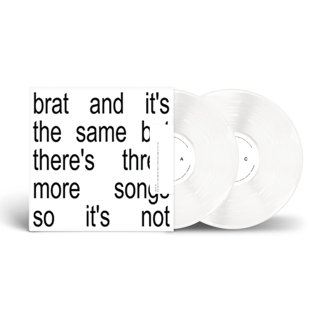 Charli Xcx - Brat And It's The Same But There's Three More Songs So It's Not (Vinyl, White) (2 LP) - Joco Records