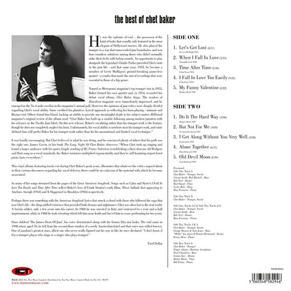 Chet Baker - The Best Of (Limited Edition, 180 Gram, Silver Vinyl) (LP) - Joco Records