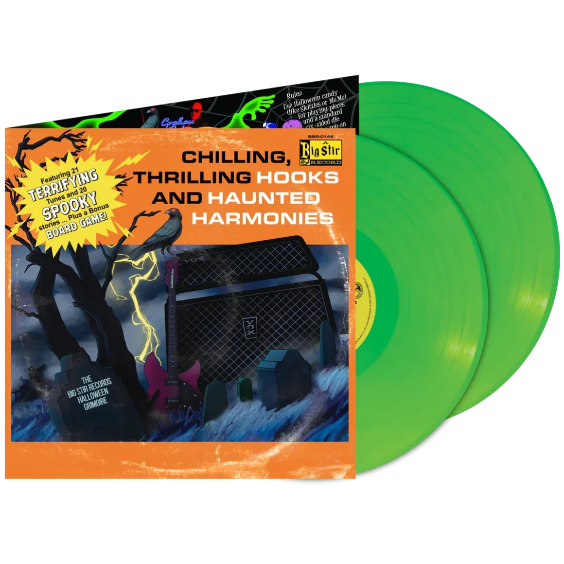 Chilling, Thrilling Hooks And Haunted Harmonies: The Big Stir Records Halloween Grimoire (2 LP)