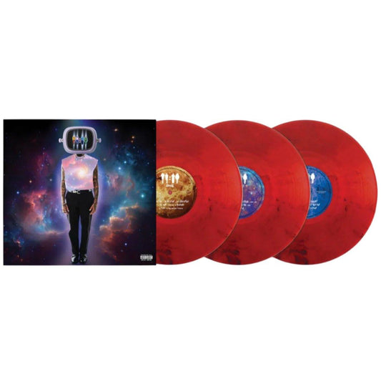 Chris Brown - 11:11 (Limited Deluxe Edition, Red Smoke Vinyl) (RARE) (3 LP) - Joco Records