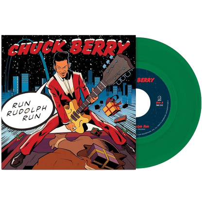 Chuck Berry - Run Rudolph Run (Limited Edition, Evergreen Vinyl) (7-Inch Vinyl Single) - Joco Records
