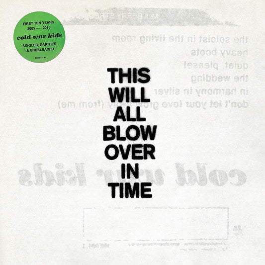 Cold War Kids - This Will All Blow Over In Time (Limited Edition, Translucent Yellow Vinyl) (2 LP) - Joco Records