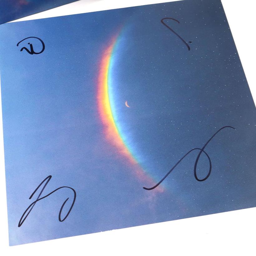 coldplay moon music レコード サインカード付き 新品 レコード