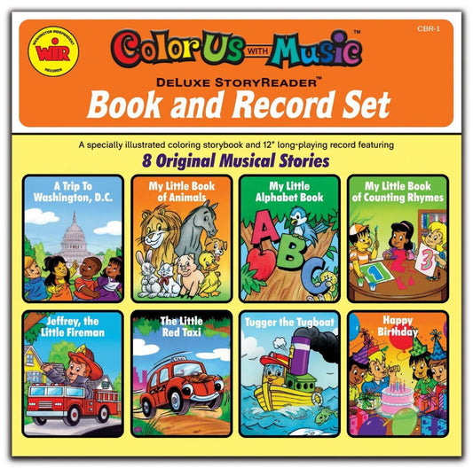 Color Us with Music - Color Us with Music DeLuxe StoryReader Coloring Book and Record Set (Vinyl) - Joco Records