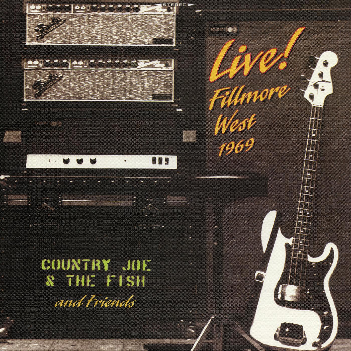 Country Joe & The Fish And Friends - Live! Fillmore West 1969 (Limited 50th Anniversary 2-LP Yellow Vinyl Edition) - Joco Records