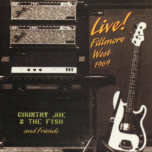 Country Joe & The Fish And Friends - Live! Fillmore West 1969 (Limited 50th Anniversary 2-LP Yellow Vinyl Edition) - Joco Records