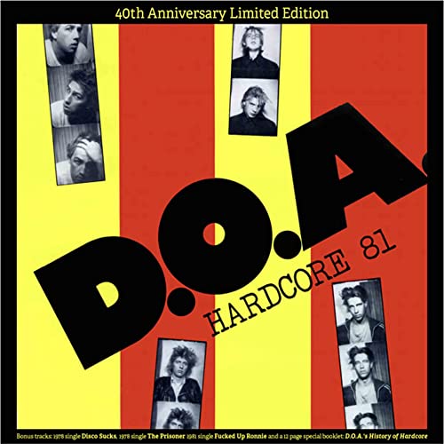D.O.A. - Hardcore 81 (Limited Edition, White Vinyl) - Joco Records