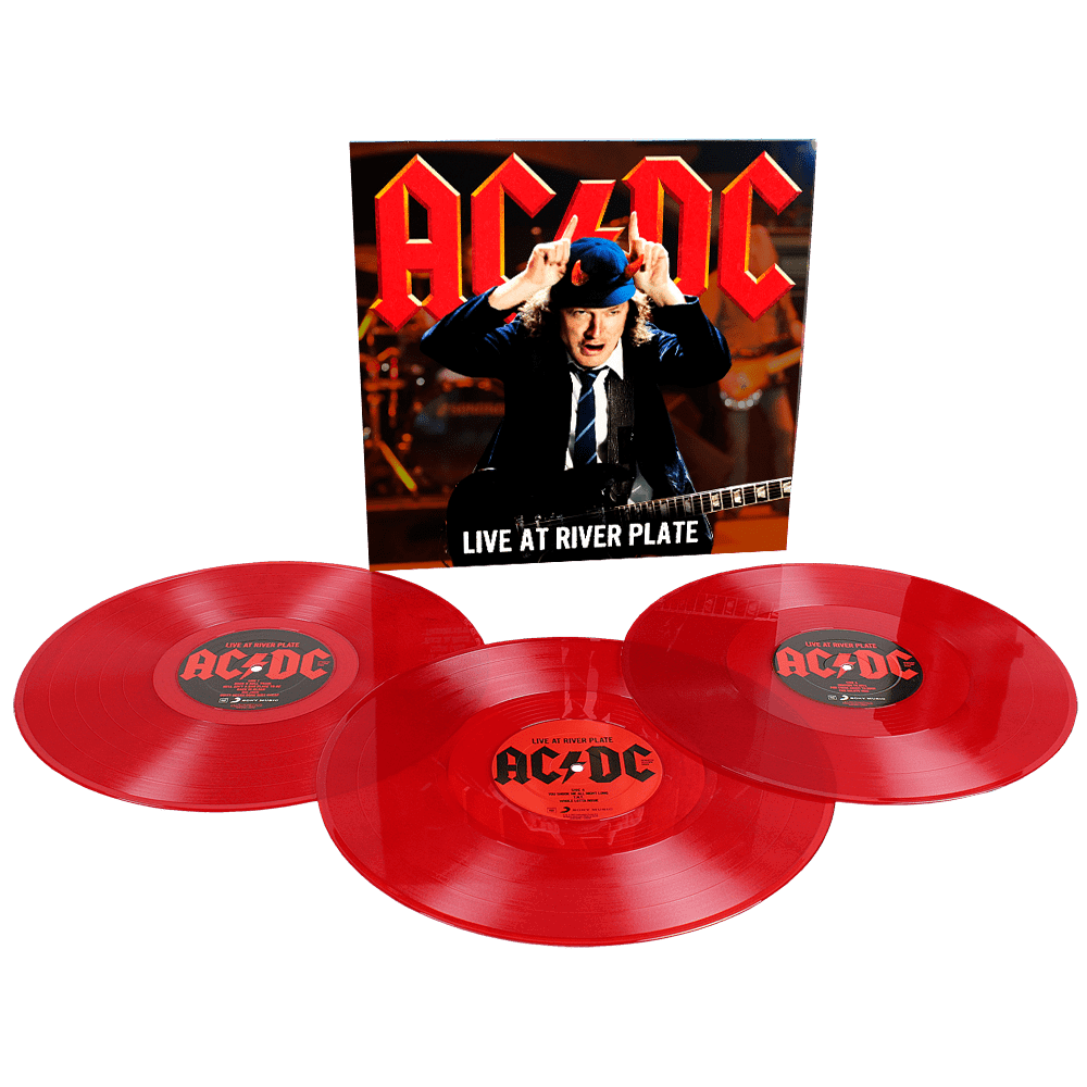 AC/DC - Live At River Plate (Limited Edition Import, Red Vinyl) (3 LP) - Joco Records