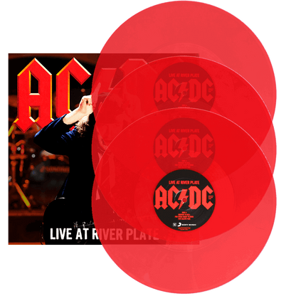 AC/DC - Live At River Plate (Limited Edition Import, Red Vinyl) (3 LP) - Joco Records