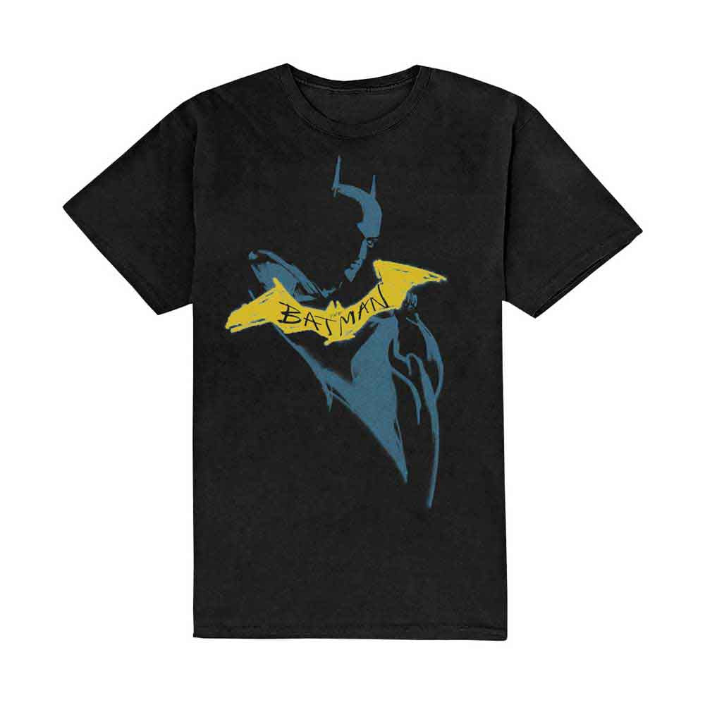 DC Comics - The Batman Yellow Sketch (T-Shirt) - Joco Records