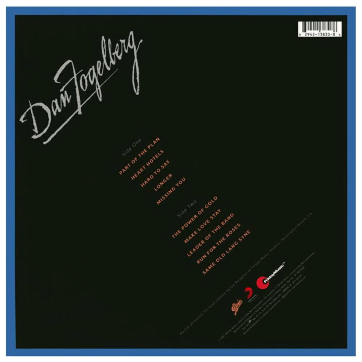 Dan Fogelberg - Greatest Hits (Limited Edition, 180 Gram, Blue & Black Swirl Vinyl) (LP) - Joco Records