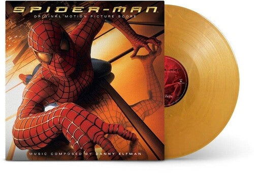 Danny Elfman - Spider-Man (Original Score) (Color Vinyl, Gold, 180 Gram Vinyl, Gatefold LP Jacket, Poster) - Joco Records