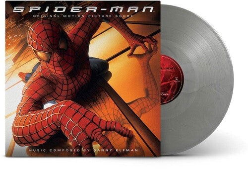 Danny Elfman - Spider-Man (Original Score) (Color Vinyl, Silver, 180 Gram Vinyl, Gatefold LP Jacket, Poster) - Joco Records