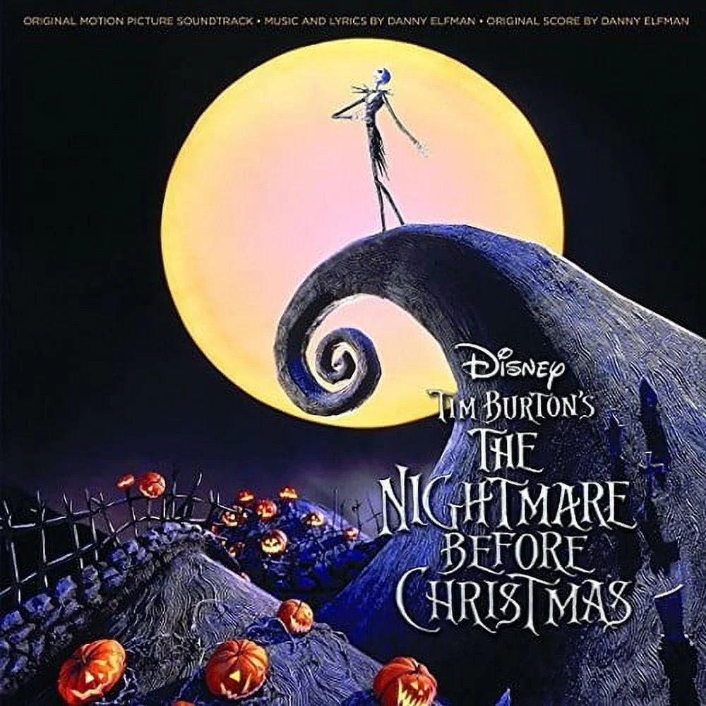 Danny Elfman - Tim Burton's The Nightmare Before Christmas (Original Soundtrack) (Limited Edition, Bone & Aqua Vinyl) (2 LP) - Joco Records