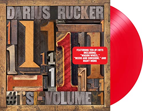 Darius Rucker - #1's (Limited Edition, Red Vinyl) (LP) - Joco Records