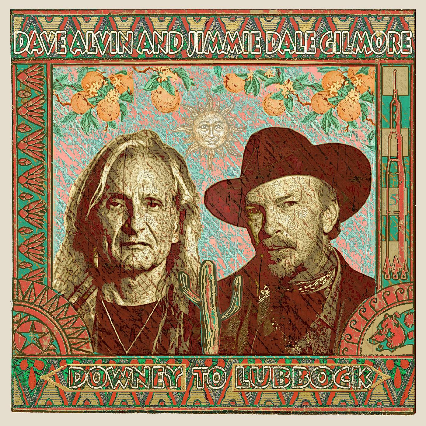 Dave & Jimmie Dale Gilmore Alvin - Downey to Lubbock (Vinyl) - Joco Records