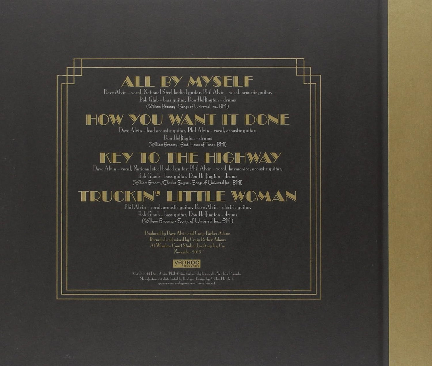 Dave & Phil Alvin Alvin - Songs From Common Ground (LP) - Joco Records