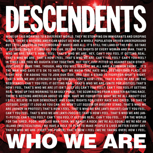Descendents - Who We Are (Red Vinyl) (7" Single) - Joco Records