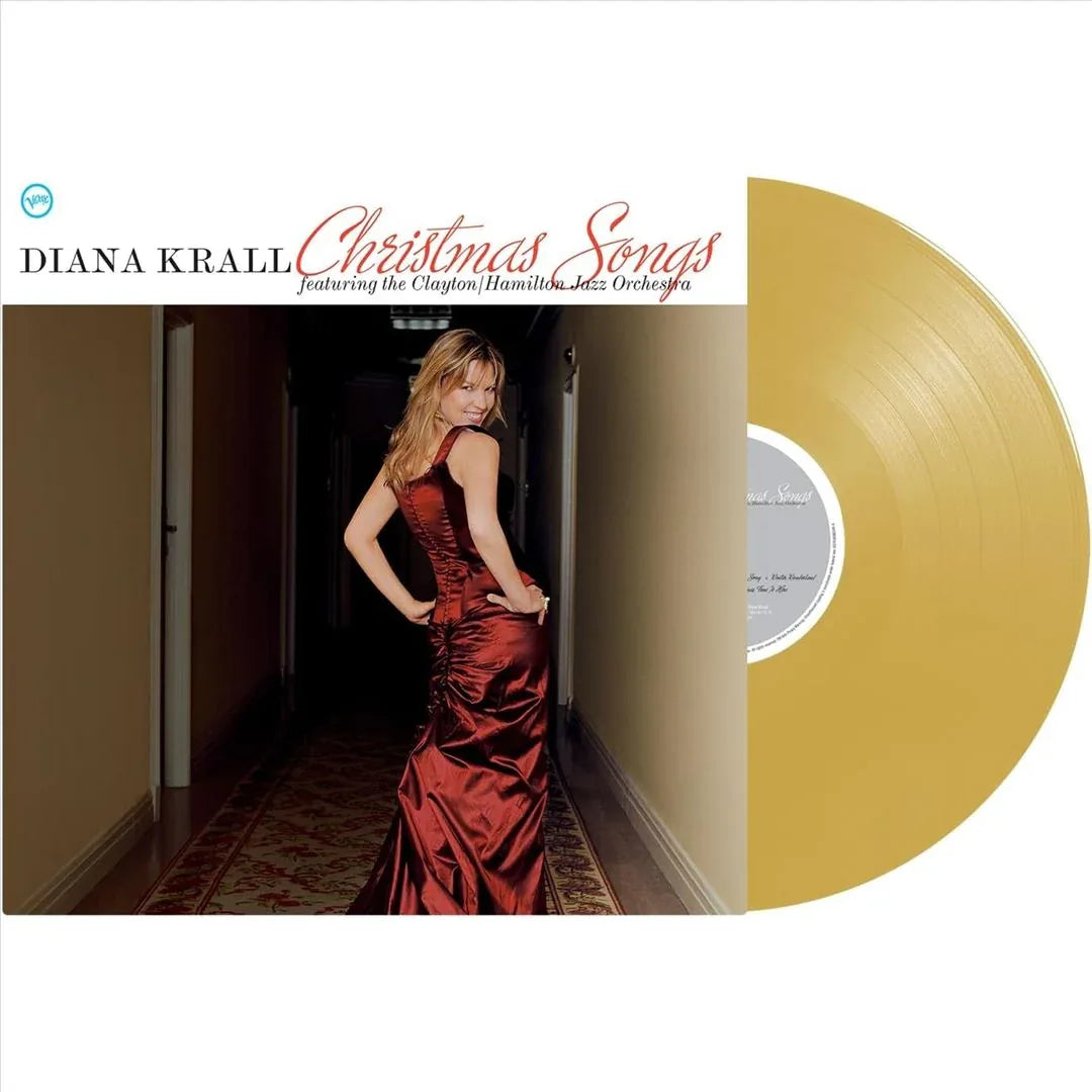 Diana Krall & The Clayton Hamilton Jazz Orchestra - Christmas Songs (Limited Edition, Gold Vinyl) (LP) - Joco Records