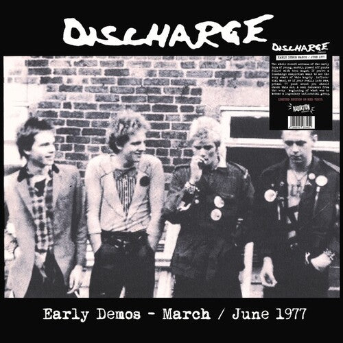 Discharge - Early Demos: March / June 1977 (Limited Edition, Red Vinyl) - Joco Records