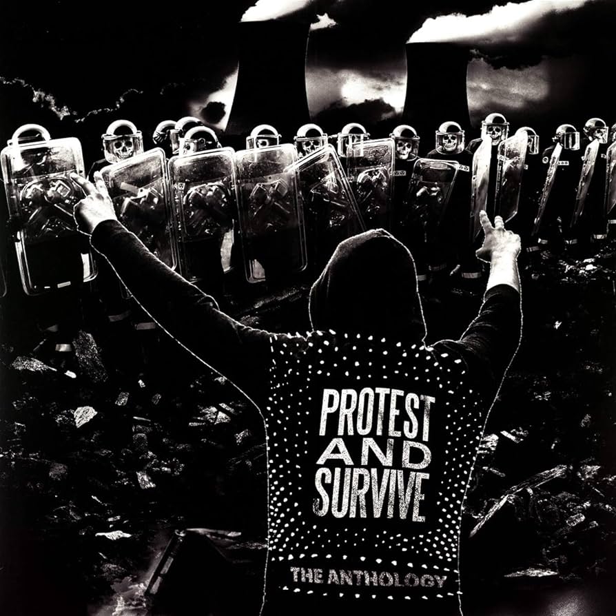 Discharge - Protest And Survive: The Anthology (Limited Edition, Black & White Splatter Vinyl) (2 LP) - Joco Records