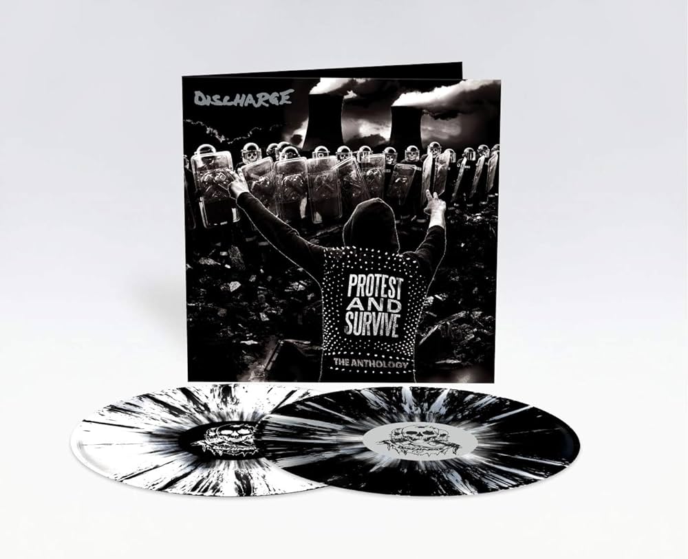Discharge - Protest And Survive: The Anthology (Limited Edition, Black & White Splatter Vinyl) (2 LP) - Joco Records