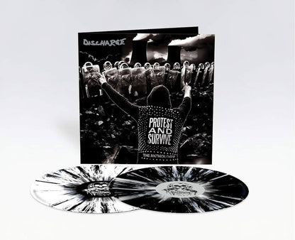 Discharge - Protest And Survive: The Anthology (Limited Edition, Black & White Splatter Vinyl) (2 LP) - Joco Records
