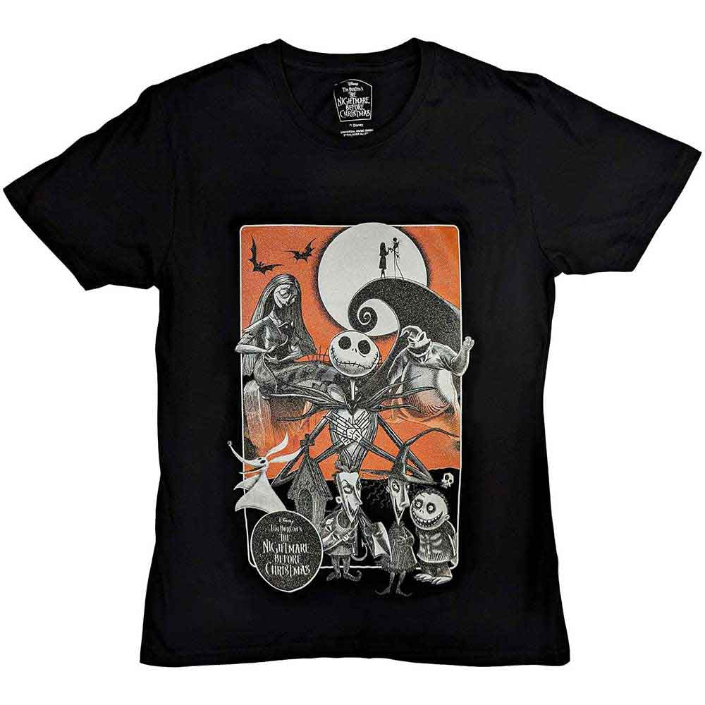Disney - The Nightmare Before Christmas Orange Moon (T-Shirt) - Joco Records