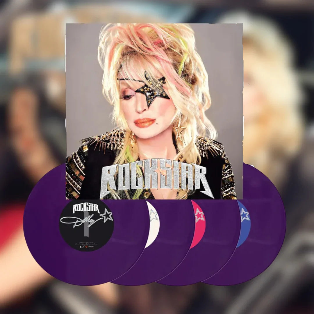 Dolly Parton - Rockstar (Indie Exclusive, Purple Color Vinyl, Alternate Cover) (4 LP) - Joco Records