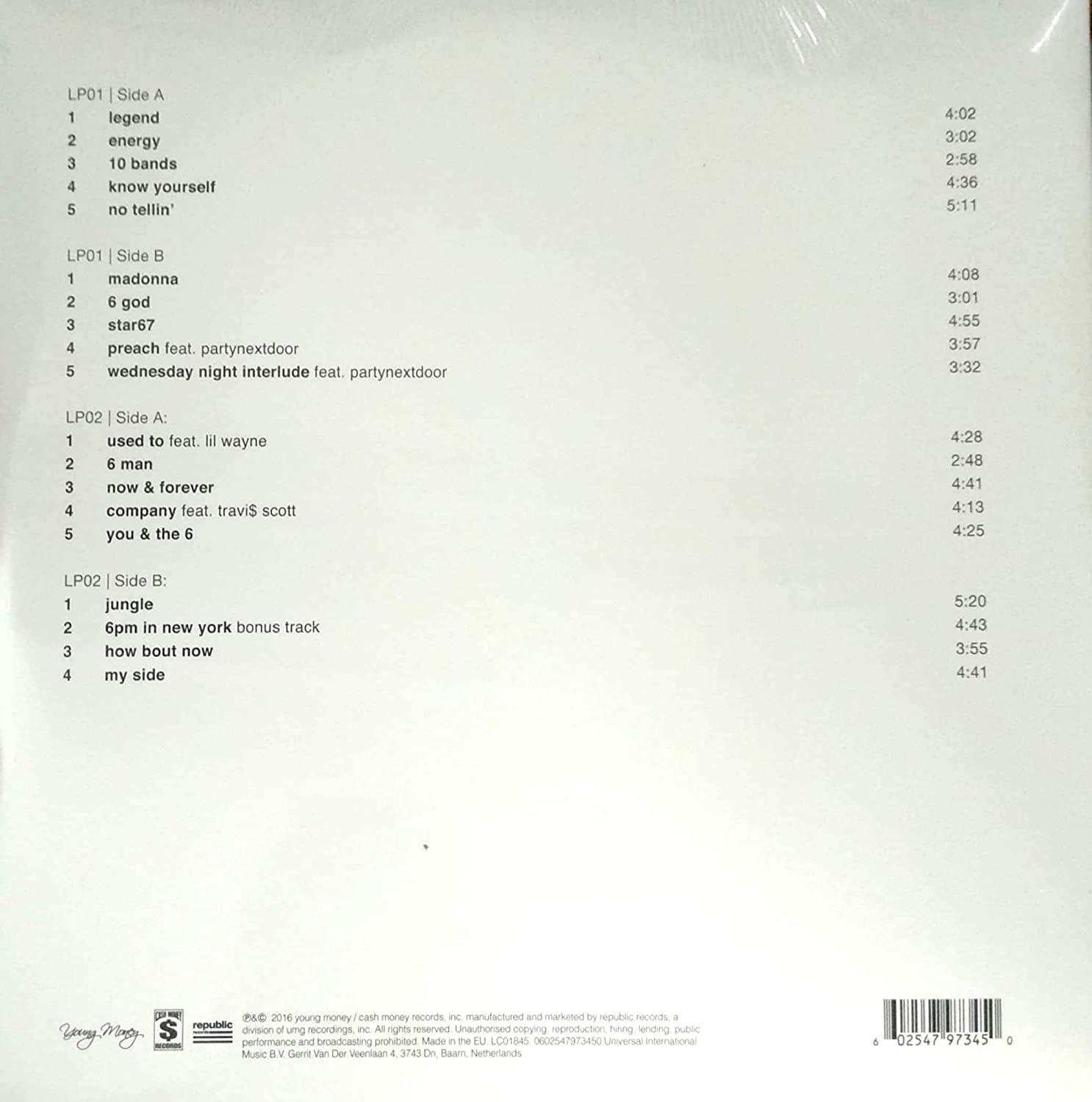 Drake - If You're Reading This It's Too Late (Explicit, Gatefold) (2 LP) - Joco Records