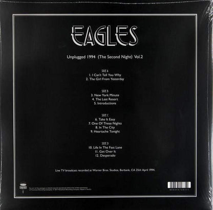 Eagles - Unplugged 1994 (The Second Night) Vol. 2 (2 LP) - Joco Records