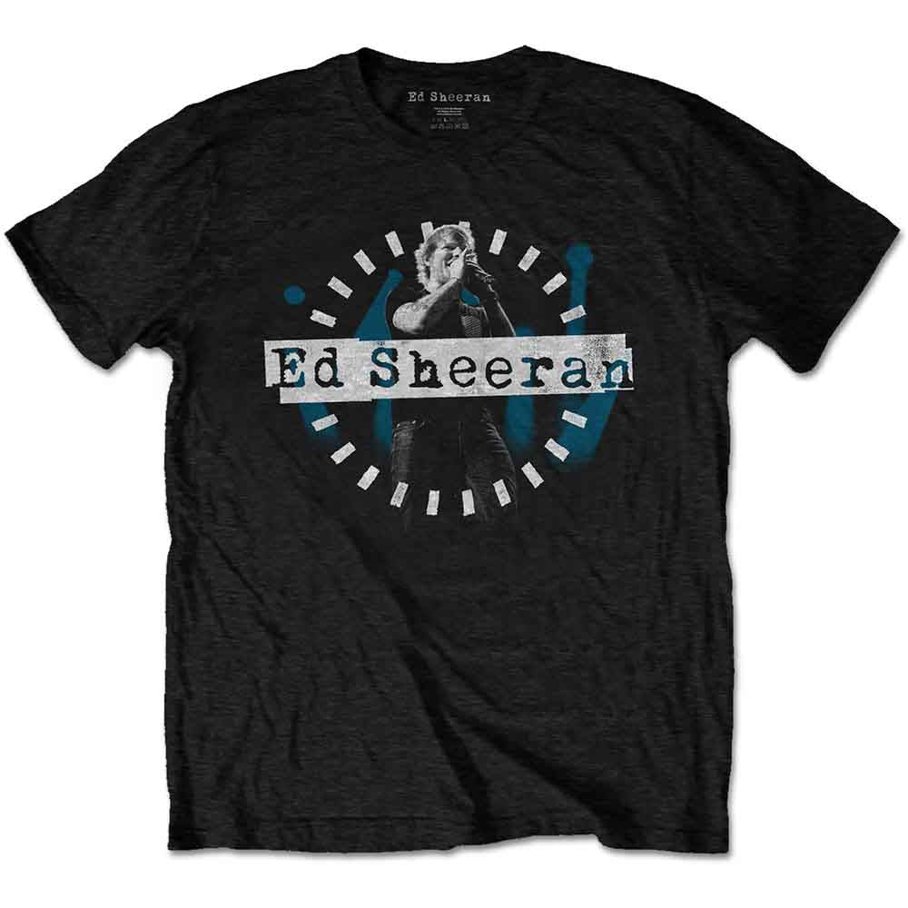 Ed Sheeran - Dashed Stage Photo (T-Shirt) - Joco Records