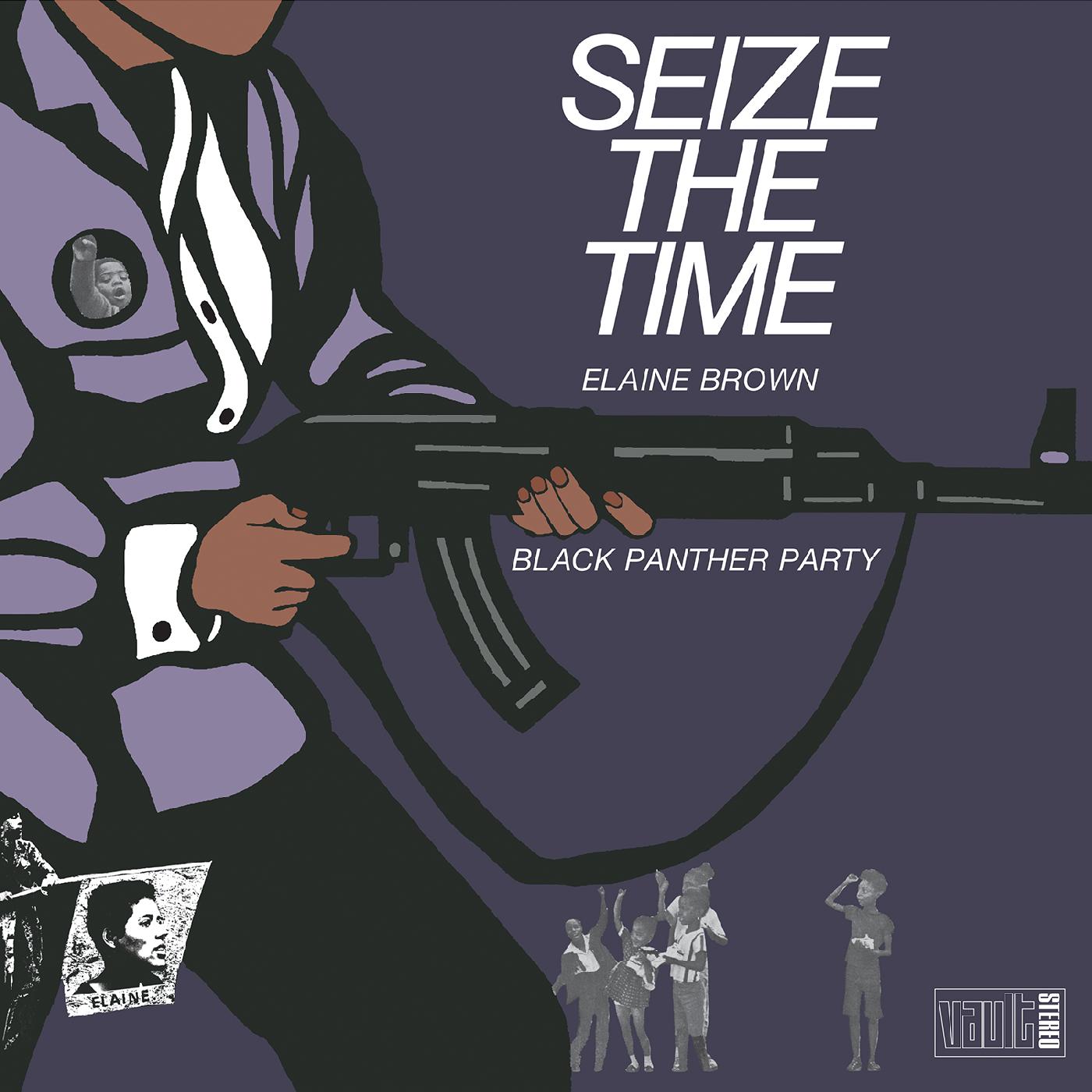 Elaine/Black Panther Party Brown - Seize The Time (Deep Purple Vinyl) - Joco Records