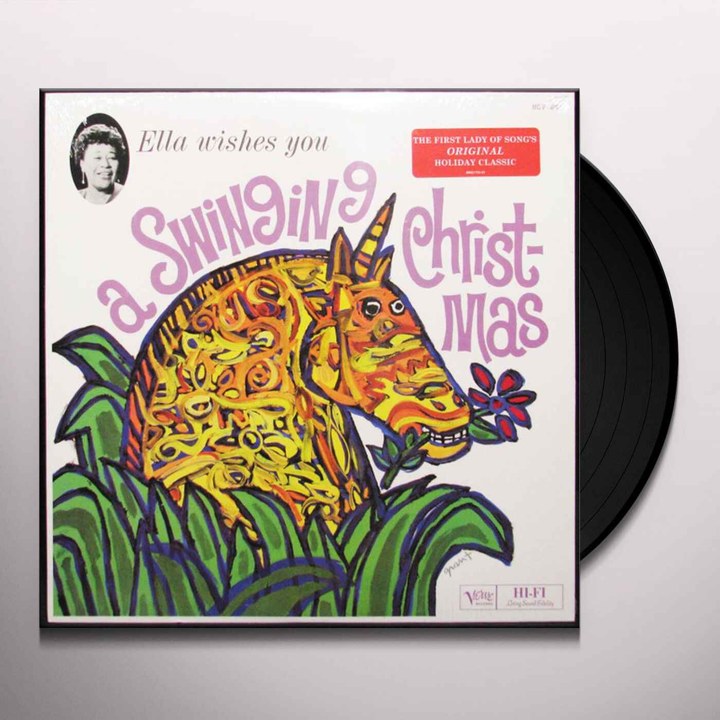 Ella Fitzgerald - Ella Wishes You A Swinging Christmas (Import) (LP) - Joco Records