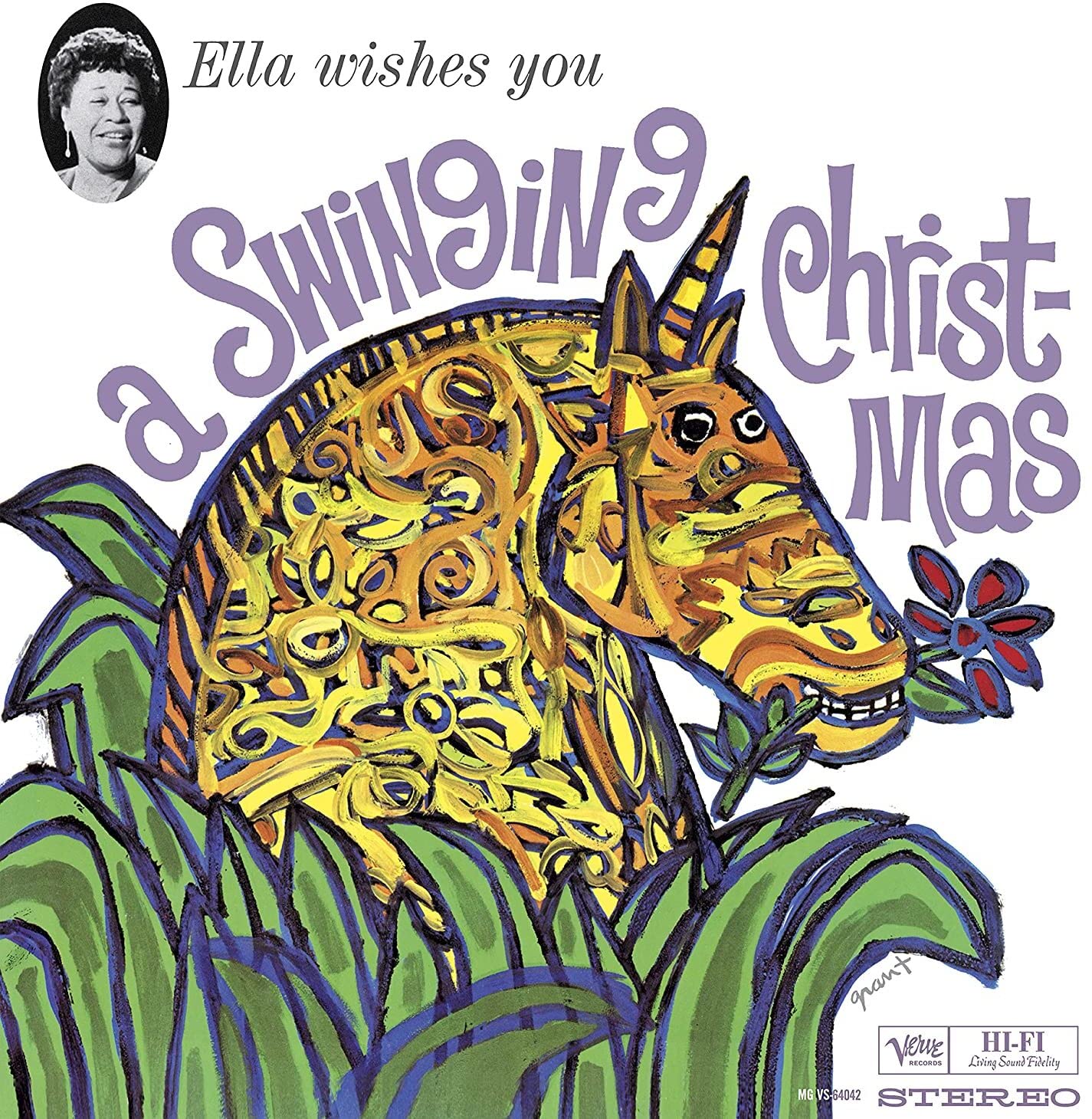 Ella Fitzgerald - Ella Wishes You A Swinging Christmas (Verve Acoustic Sounds Series) (LP) - Joco Records