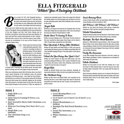Ella Fitzgerald - Wishes You A Swinging Christmas (Limited Edition Import, 180 Gram, Gold Vinyl) (LP) - Joco Records